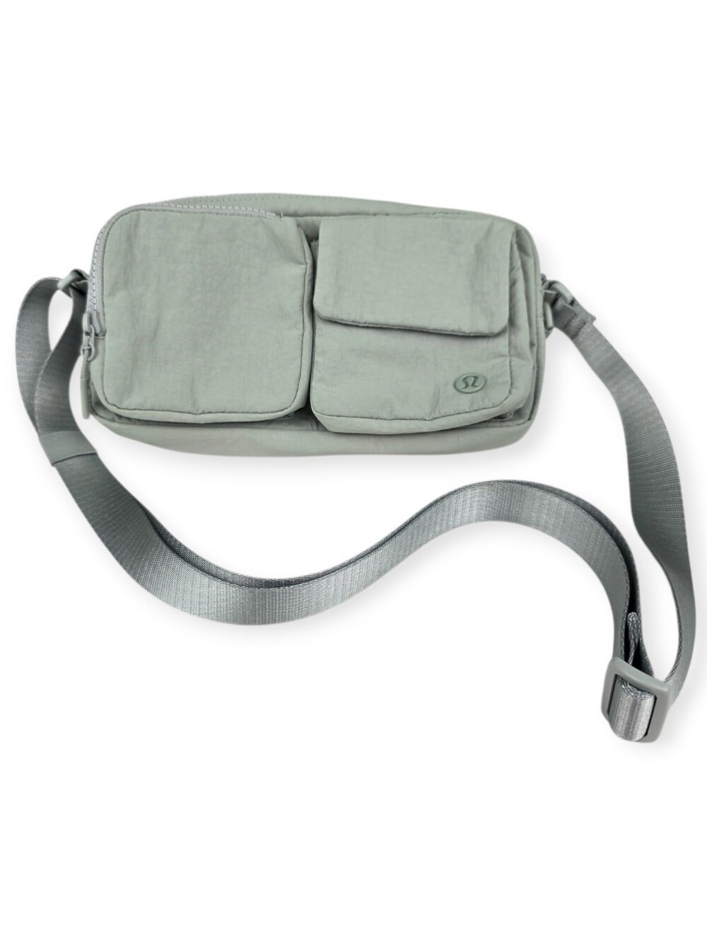 New Lululemon Multi-Pocket Crossbody Bag 2.5L Jade Grey | New Without Tags
